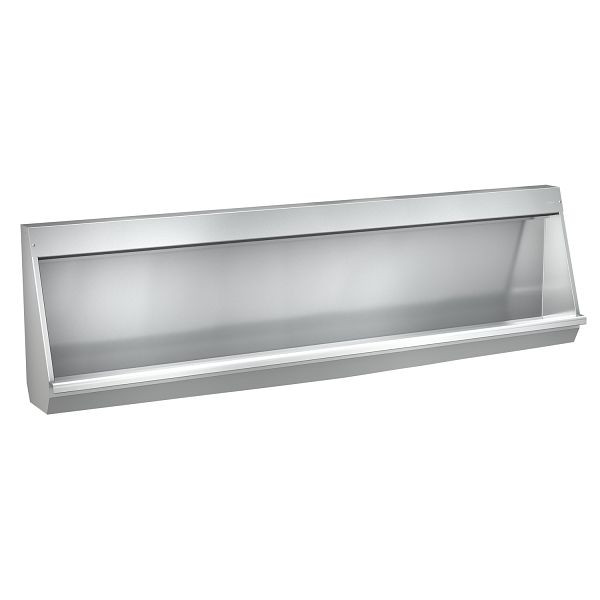 KWC Reihenurinal, Campus, Edelstahl V2A, 1800x515x235 mm, Siebablauf mittig, 2000056969