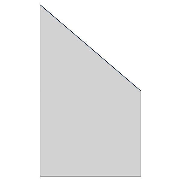 T&J RUDE-Serie Systemglas Ecke rechts, B1030 x H1740/870 x T8 mm, Vollflächen-Dekor 84, 46652