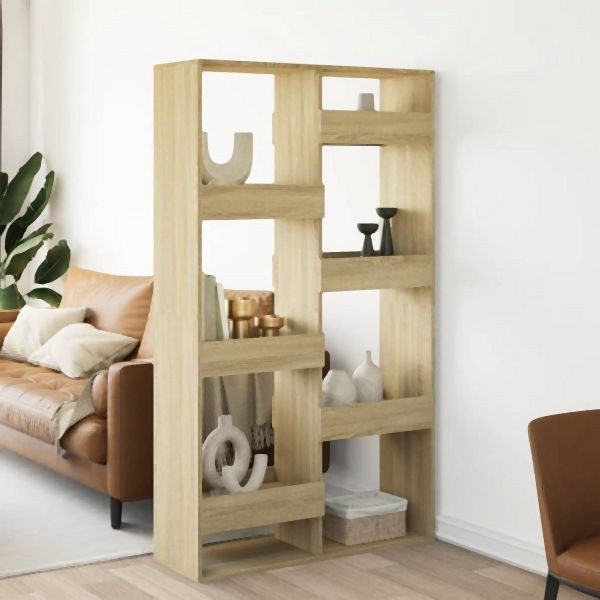 vidaXL Raumteiler Sonoma-Eiche 100x33x175 cm Holzwerkstoff, 3309575