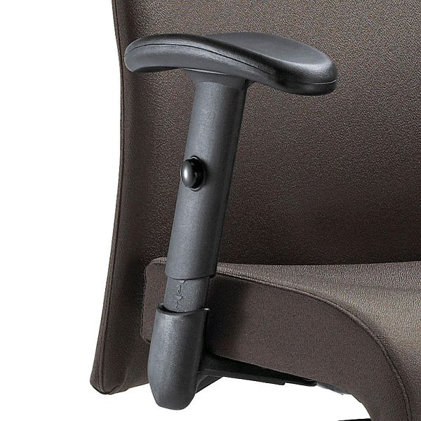 Deskin Armlehnen höhenverstellbar, zu Bürodrehstuhl DV 10 + 30, Breite 80 mm, Polyamid, Farbe schwarz, 210805