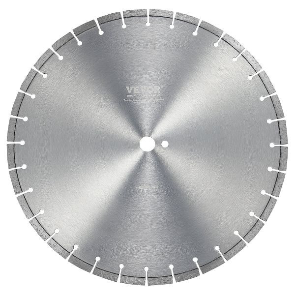 VEVOR Diamantsägeblatt Betonsägeblatt Nass/Trocken Flache Zähne 45cm 1 Stück, JGSQGJP450MMBY97ZV0