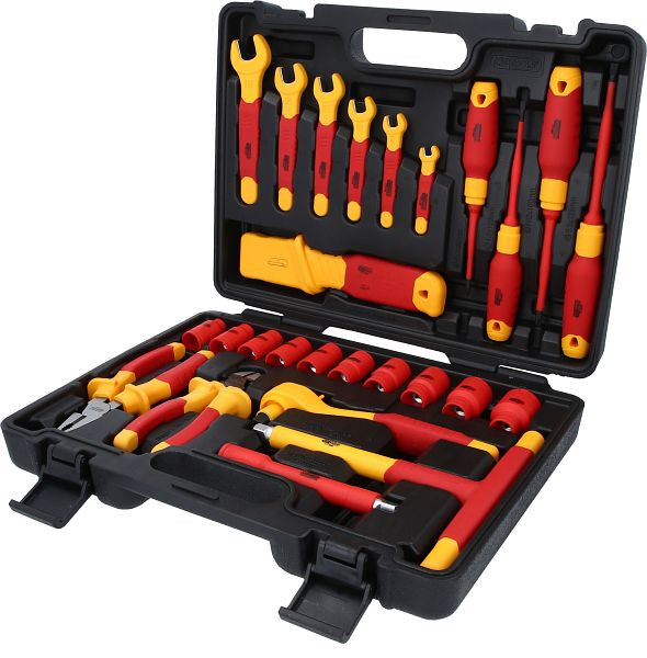 KS Tools Isolierter Werkzeug-Satz für Hybrid- und Elektrofahrzeuge, 26-teilig, 117.1895
