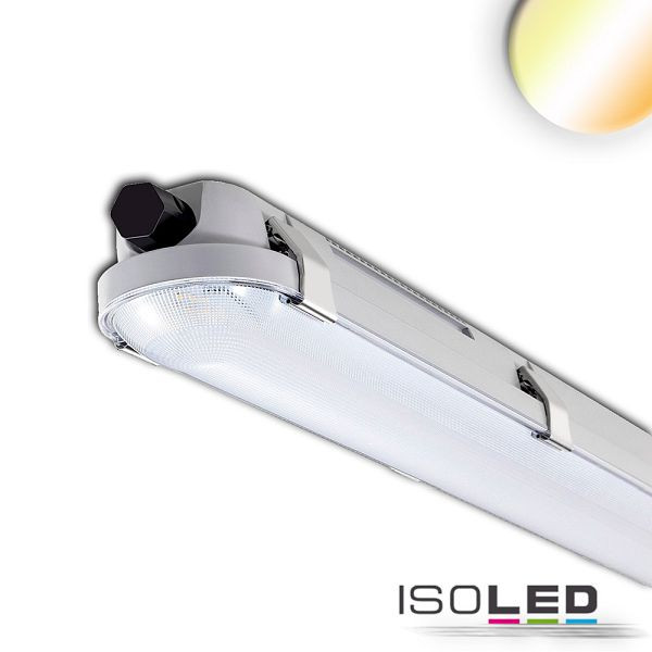 ISOLED LED Wannenleuchte 120cm, IP65, PowerSwitch 25-40W, ColorSwitch 3000/4000/5000K, 114149