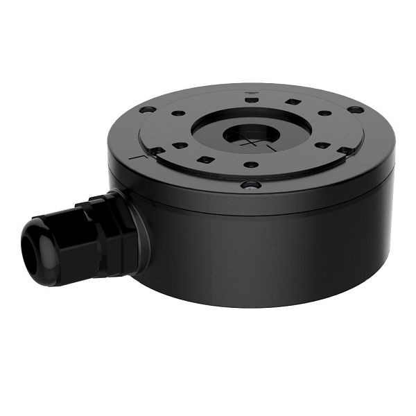 INKOVIDEO B-200-B wasserdichte Anschlussdose/Montageplatte für V-200-8MB Pberwachungskamera (schwarz), 0b200b