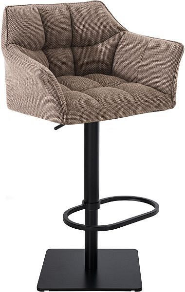 CLP Barhocker Damaso B Stoff, terrabraun, 101676399