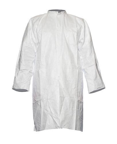 DuPont Einweg-Laborkittel Tyvek 500 PL30, Kategorie III, Typ PB (6B), weiß, Größe L, VE: 50 Stück, 268113
