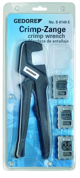 GEDORE Crimp-Zangen-Set ELECTRONIC, 4-teilig, in Blister-Verpackung, 1830899