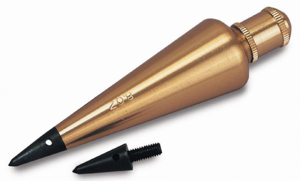 Stanley Senklot Messing, mit Ersatzspitze 225g, 0-47-973