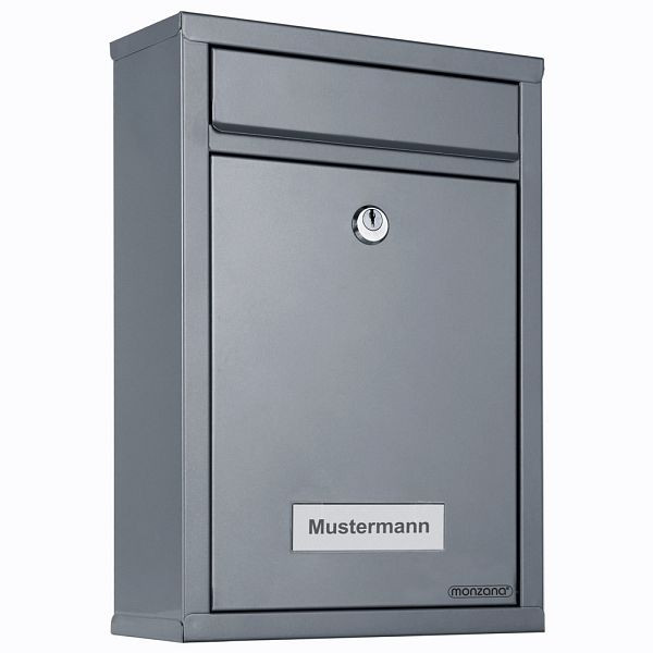 monzana Briefkasten Silber 32x22x9cm, 105261, 4250525347067