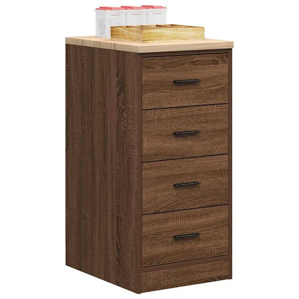 vidaXL Garagen-Aufbewahrungsschrank 40x51x85 cm Massivholz Kiefer, 860595
