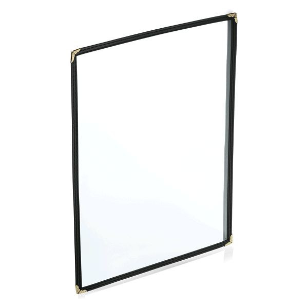 WAS Speisekartenmappe, DIN A4, ein Blatt, PVC, VE: 25 Stück, 1411001, 4044925077255