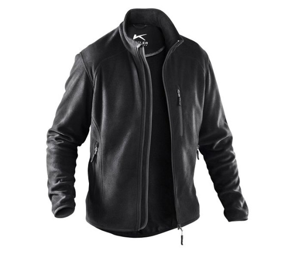 Kübler Fleecejacke, Farbe: schwarz, Größe: XL, 1242 5369-99-XL