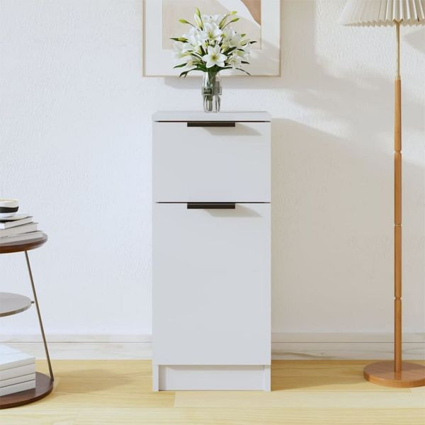 vidaXL Sideboard Weiß 30x30x70 cm Holzwerkstoff, 811115