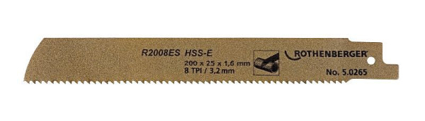 Rothenberger Spezial-Rohrsägeblatt,HSSE, 200x25x1,6, 50265