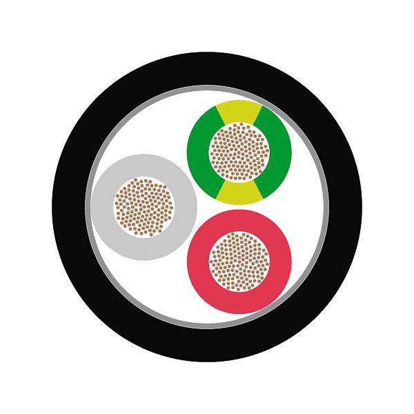 LAPP DC-Anschlussleitung ÖLFLEX® DC CHAIN 800 3G6, VE: 1000 Meter, 11101304/1000