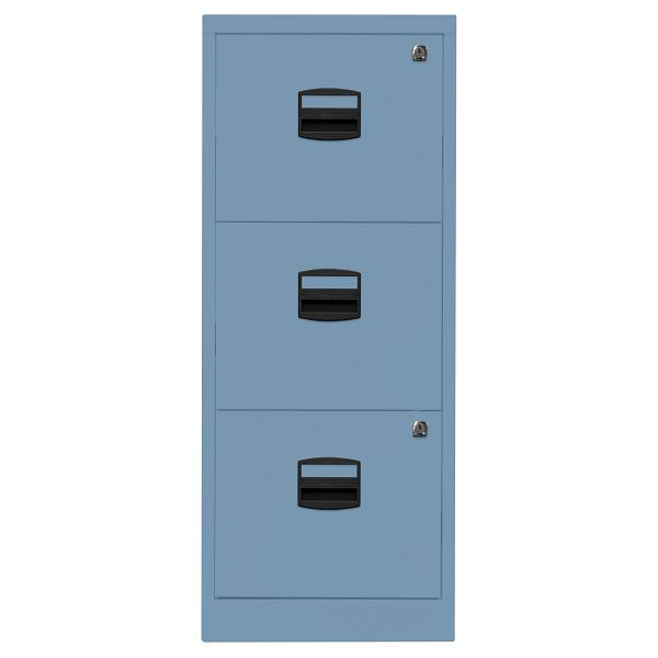 Bisley Home Hängeregistraturschrank PFA, 3 HR-Schubladen, 605 blau, PFA3F605