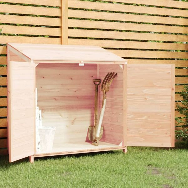 vidaXL Geräteschuppen 102x52x112 cm Massivholz Tanne, 152182