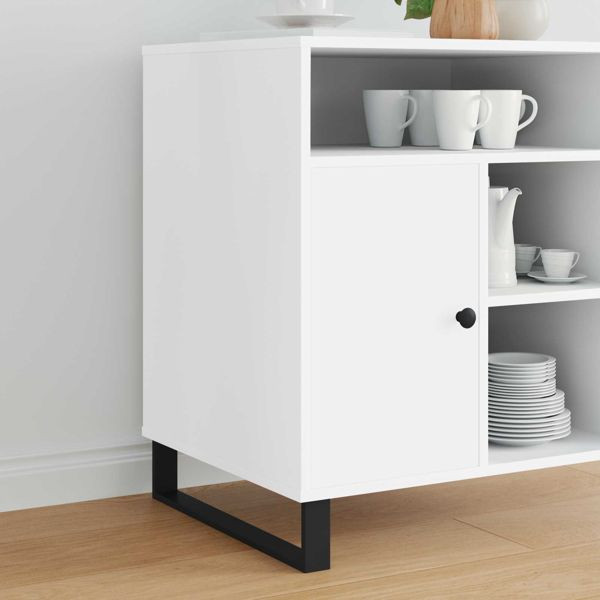 vidaXL Möbelbeine 12-teilig Schwarz 481 x 40,5 x 100 mm Eisen, 864815
