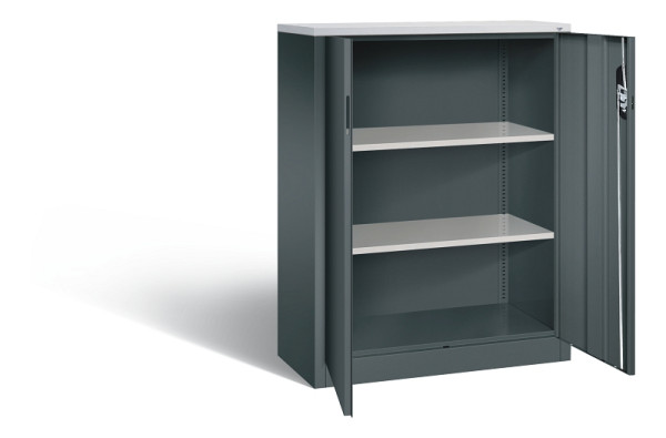 C+P Büroschrank Acurado, H1200xB930xT400mm, 7016/7016, 9267-1200 S10391