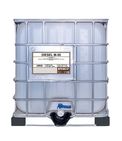 PEMCO Mehrbereichsöl 702 Diesel M-50 SHPD 20W-50, VE: 1000 l, PM0702-IBC
