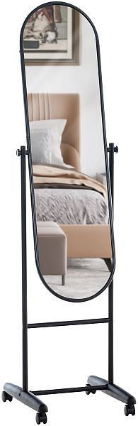 CLP Standspiegel Nane Oval, schwarz, 317228, 4251756446062