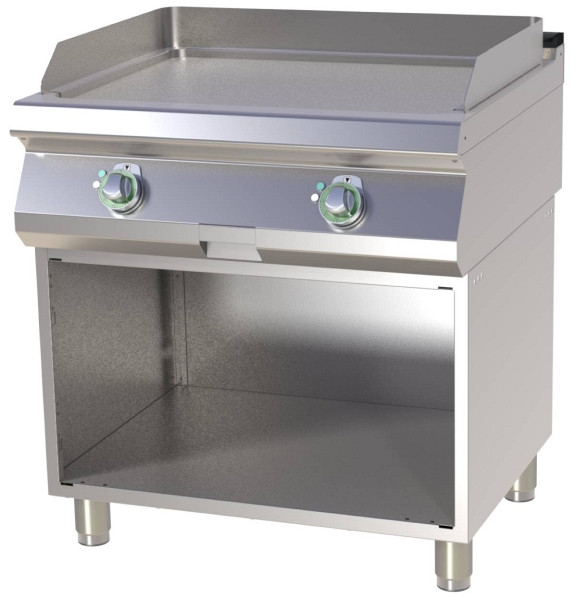RM Elektro-Grillplatte mit offenem Unterbau glatt mit 2 Heizzonen, FTH-C-780E