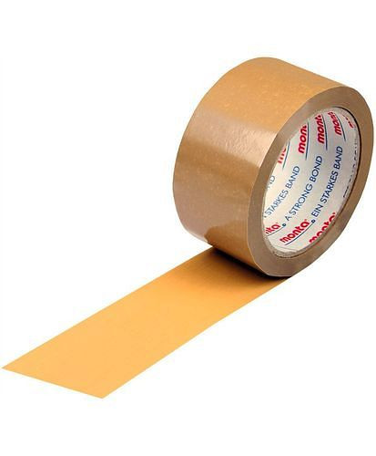 monta PVC-Klebeband 283, braun, 50 mm breit x 66 lfm, Stärke 52µ, VE: 36 Rollen, 299532