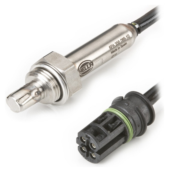 HELLA Lambdasonde, 4-polig, Kabel: 1000mm, 6PA 358 066-101