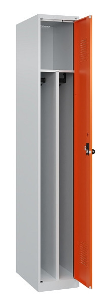 C+P Spind Evolo PLUS, 1 Abteil, 1850x300x500mm, 7035/2004, Verschluss Drehriegel, 049000-10F S10002
