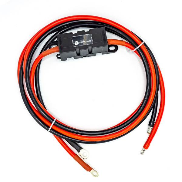 WATTSTUNDE 16mm² Anschlusskabel BAKA16-FH 200cm mit ANM Hochlast Sicherungshalter, 400-16200
