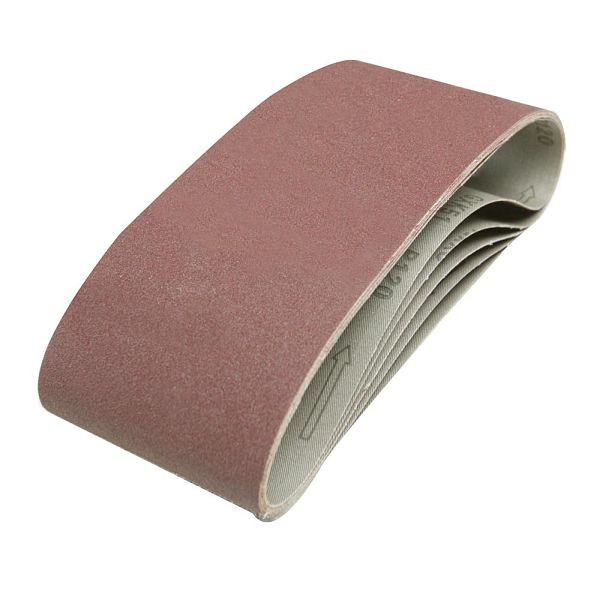 Silverline Schleifbänder, 100 x 610 mm, 5er-Packung, 120er-Körnung, 846448