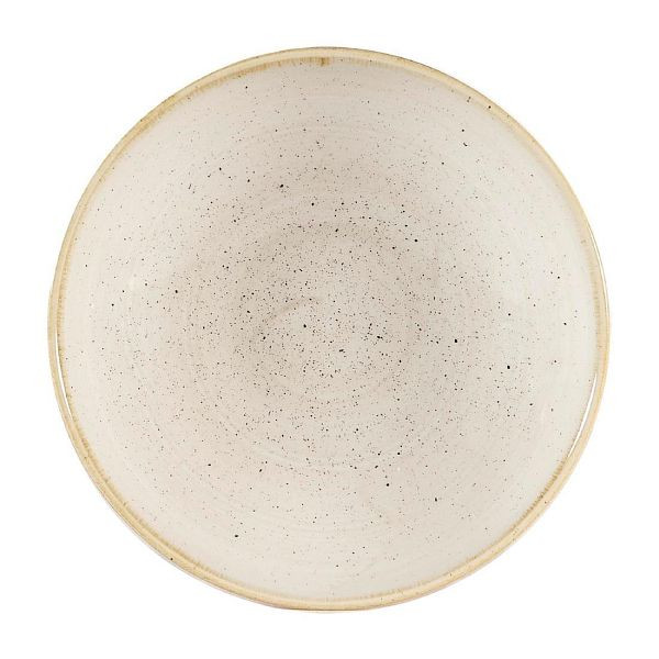 Churchill Stonecast Coupe-Schüsseln, Muskatcreme, 182 mm (12 Stück), DW373