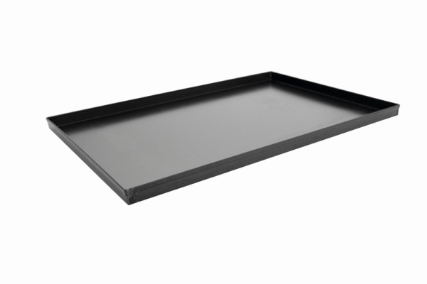 Schneider Pizzablech 400 x 600 mm, Höhe 25 mm, Material: Blaublech, Stärke 20 mm, 997900
