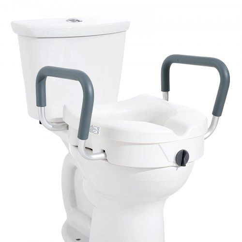 VEVOR Toilettensitzerhöhung, 12,7 cm Höhe, 158 kg hoch, für runde und längliche Toiletten, XNSDSJGMTZDD2MQ2TV0