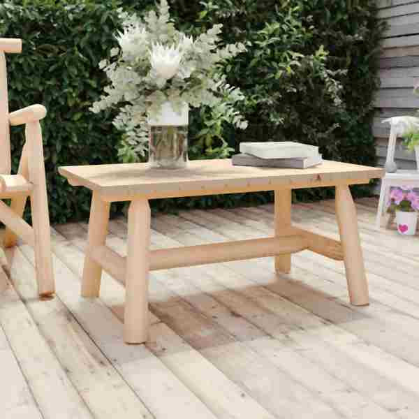 vidaXL Couchtisch 90x50x41 cm Massivholz Fichte, 363353