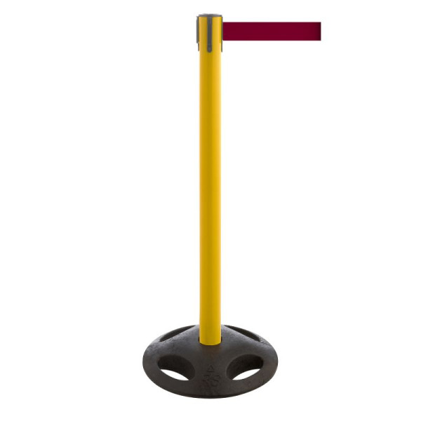 Stein HGS Personenleitsystem -P-Line Utility-, gelb, burgunder, mit Sicherheitsverschluss (selbstlösend), 12828e-1503