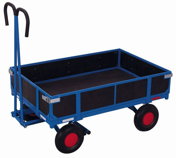 VARIOfit Handpritschenwagen mit Bordwand, Außenmaß: 1.135 x 730 x 1.200 mm (BxTxH), zu-15101