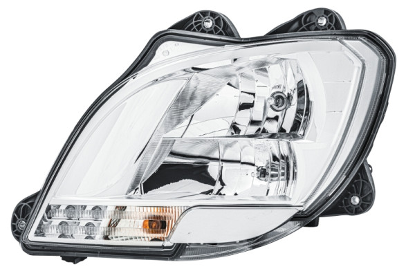 HELLA Halogen/FF-Hauptscheinwerfer, für u.a. DAF CF FA 370, ECE, für Linksverkehr, links, 1LD 010 116-591