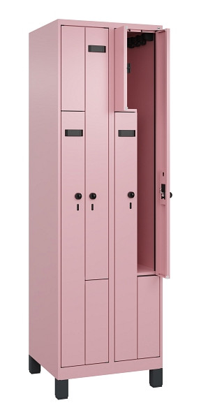 C+P Z-Spind Evolo PLUS, Füße, 4 Fächer, 1950x600x500mm, 3015/3015, Drehriegel, 049013-204 S10021