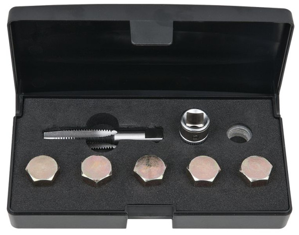 KS Tools Ölablassschrauben-Gewindereparatur-Satz, 12-teilig M12 x 1, 5, 150.4915