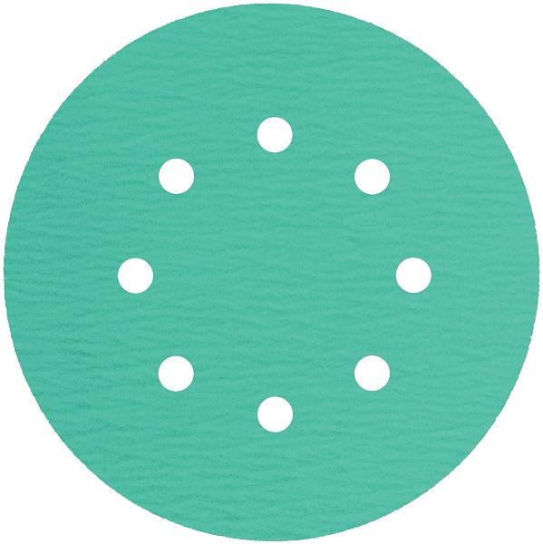 Klingspor PS 77 CK Scheiben kletthaftend wirkstoffbeschichtet, 125 mm Korn 180 Lochform GLS5, mit Papierunterlage, VE: 100 Stück, 353212