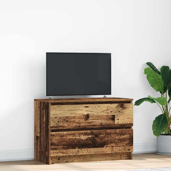 vidaXL TV-Schrank Altholz-Optik 80x35x54 cm Holzwerkstoff, 861794