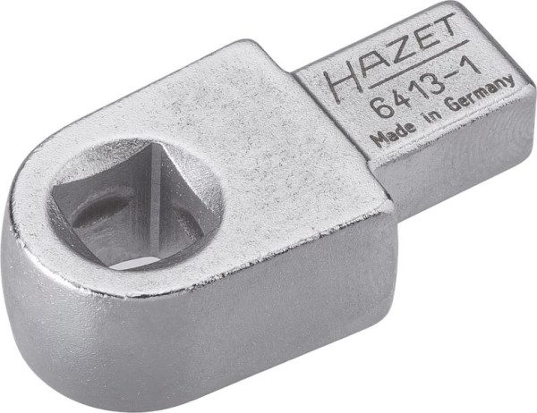 Hazet Einsteck-Vierkant Halter, Einsteck-Vierkant 9 x 12 mm, Vierkant hohl 10 mm (3/8 Zoll), 6413-1