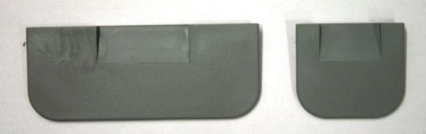 KLW Steckwand, telegrau, 2 mm Kunststoff, 15/STW-30, 4051152037068