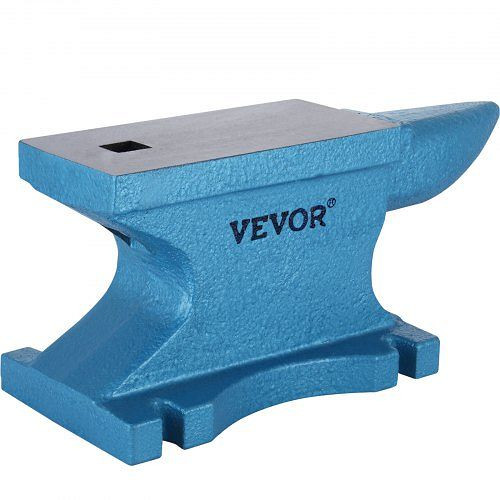 VEVOR Amboss 25 KG (55 LBS) Schmiede-Amboss für Schmiede Einzelnes Horn aus Gusseisen Schmiedwerkzeug robust, 55LBSTZ0000000001V0