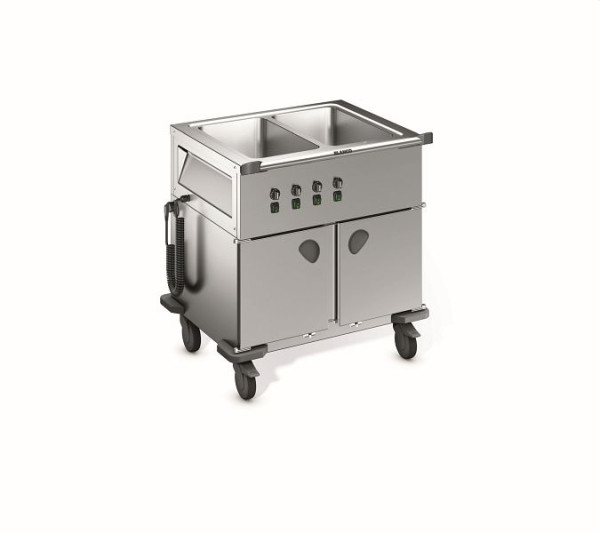 B.PRO SAG L-2 Speisenausgabewagen aus rostfreiem Edelstahl, 574842