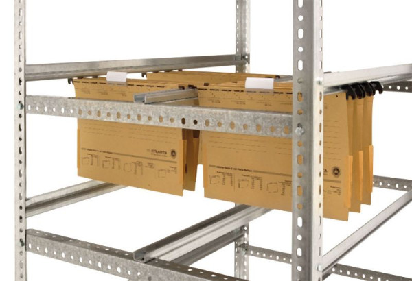 hofe Grundregal, zerlegt, 6 Ebenen doppelseitig, verzinkt, 2 Fachböden 2000 X 700 X 1000 mm, WZG207010HD