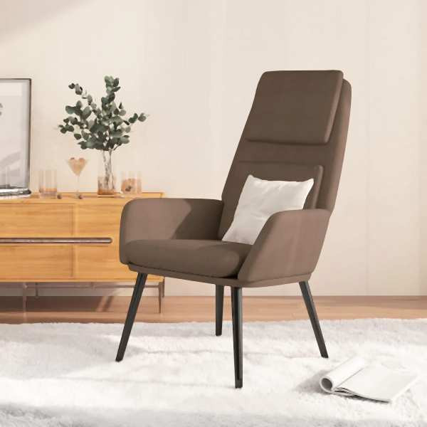 vidaXL Relaxsessel Taupe Stoff, Füllung: Schaumstoff, 341321