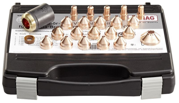 ELMAG Zubehör- und Verschleißteileset für Plasma-Brenner CP162C MAR (20-130 Ampere) zu PLASMA SOUND PC 130/T, 00058