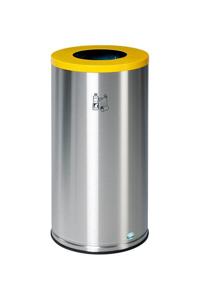 VAR Wertstoffsammelgerät WSG 70, Deckel gelb (RAL 1023) beschichtet, 3566